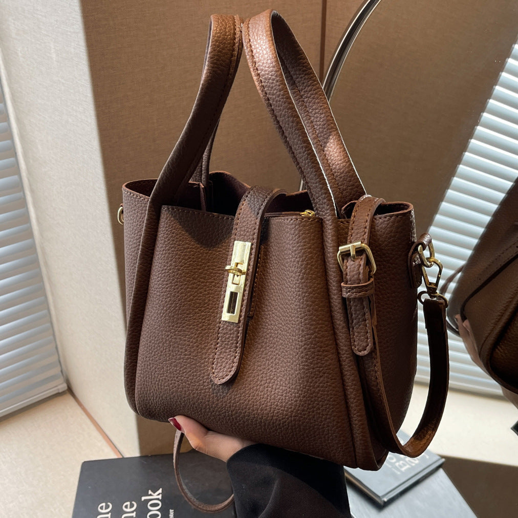 KING - Elegante bolso de mano de estilo retro para mujer