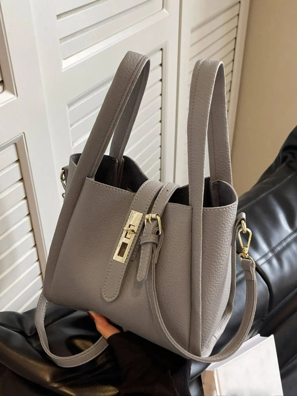 KING - Elegante bolso de mano de estilo retro para mujer