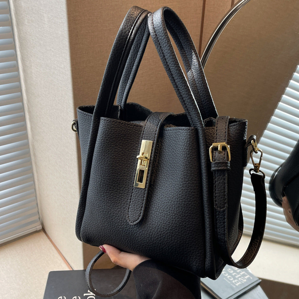 KING - Elegante bolso de mano de estilo retro para mujer